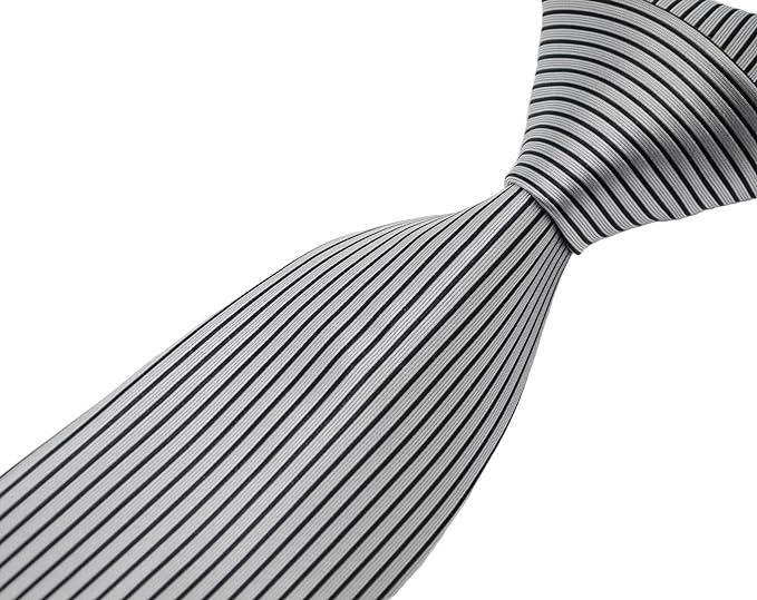 Classic Silver Grey Men's Tie Necktie
