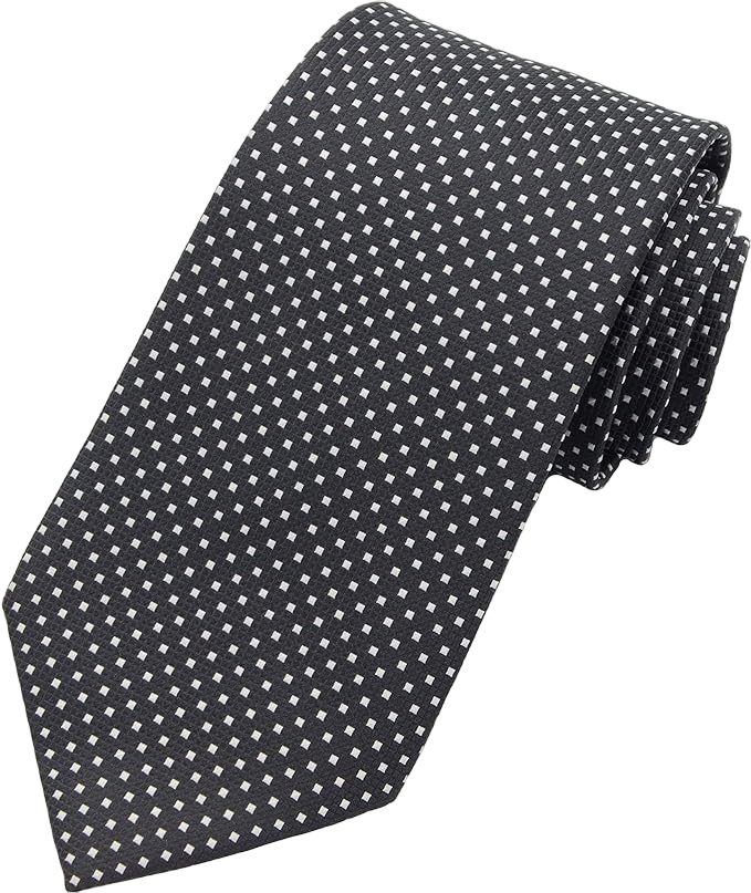 Classic Balck white Men's Necktie